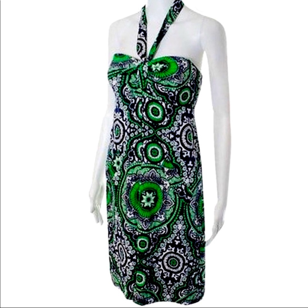 Shoshanna Anthropologie halter dress. VGUC. Sz 2.